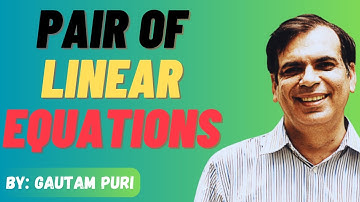 Pair of Linear Equations - Algebra | Quantitative Aptitude | GP Ka Funda
