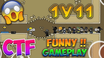 Mini Militia 1vs11 CTF EPIC CHALLENGE ! Capture the Flag GAMEPLAY !| Doodle Army 2: Mini Militia #82