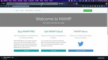macOS PHP Kurulumu (MAMP)