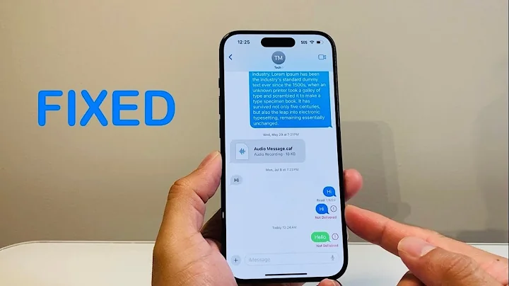 How to Fix iPhone Sending Green Messages