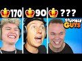 WELCHER YOUTUBER hat die MEISTEN WINS? 😱 (Stumble Guys)