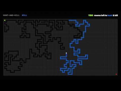 I Created a Maze with Hunt and Kill Algorithm