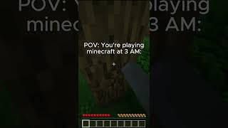POV: You're playing Minecraft at 3 AM: #minecraft