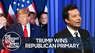 Trump Wins Republican Primary, Appeals $464 Million Judgement in Civil Fraud Case | The Tonight Show