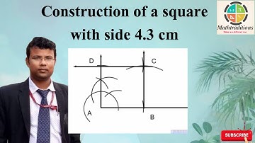 construction of a square with side 4.3 cm@sasankabakuli