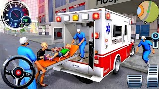 Ambulance City Rescue Simulator - 911 US Emergency Ambulance Driving 3D: Android Gameplay screenshot 4