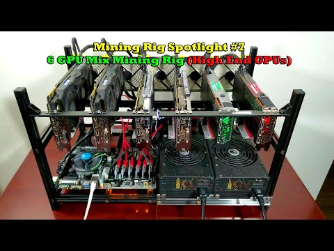 6 GPU Mix Mining Rig Spotlight (High End GPUs) | Mining Rig