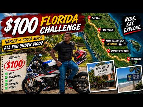 Can I Survive 24 Hours from Naples to Cocoa Beach with Only $100?