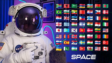 ASMR | Whispering SPACE Trigger Words in 54 Different Languages 🌌🪐