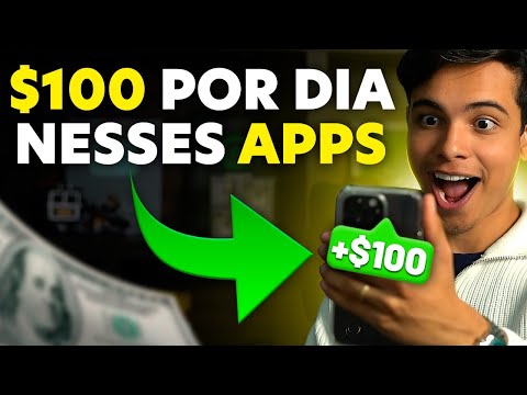 6 APLICATIVOS PARA GANHAR DINHEIRO PELO CELULAR - $100 Por Dia (Aplicativos que pagam de VERDADE)