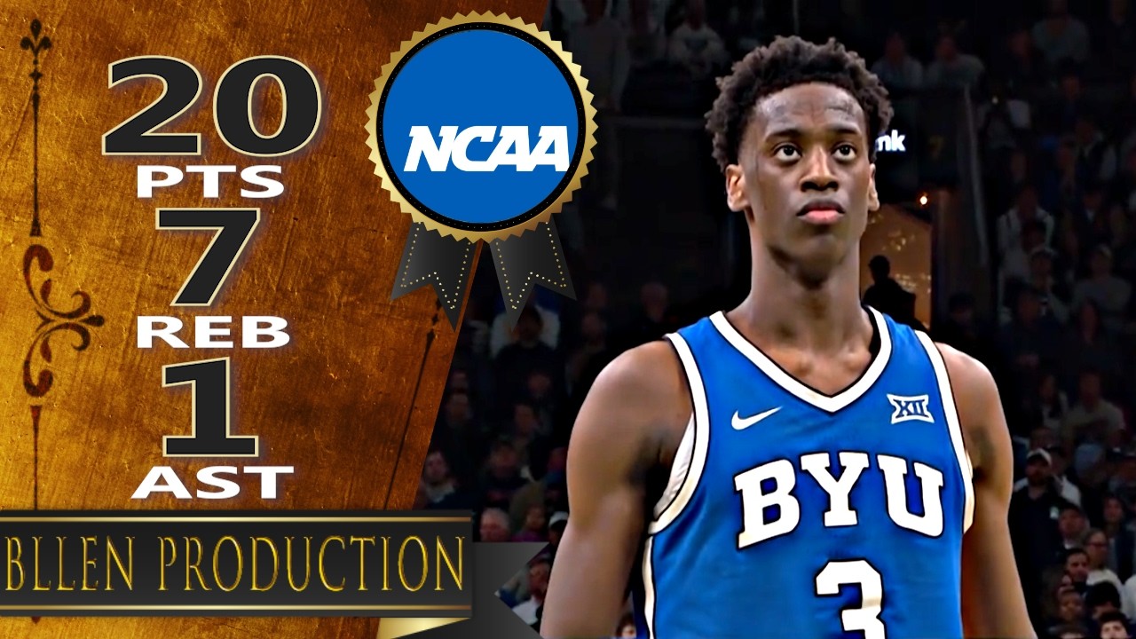 AJ Dybantsa - 20 Pts, 7 Reb, 1 Ast Highlights｜BYU Cougars vs West Virginia Mountaineers｜2026.02.28