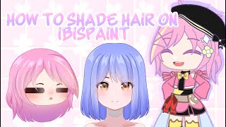 How to shade hair #3||IBISPAINT X (Art+Gacha Club)