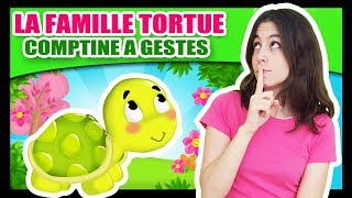 La famille Tortue - Comptines à gestes pour bébé - Titounis