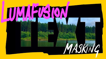 LumaFusion Tutorial - Text Masking // How to do a cool Picture In Text effect