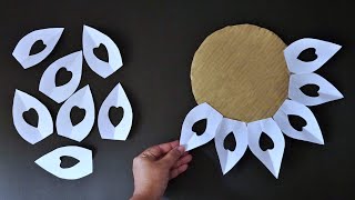 Beautiful Paper Wall Hanging Ideas /  A4 sheet Wall decor /  Cardboard Reuse / Room Decor Ideas