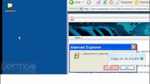 Como crear accesos directos a cPanel y Webmail
