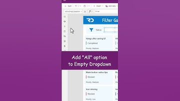Power Apps - Add "All" Option to Empty Dropdown when filtering Gallery #Shorts