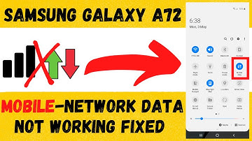 Samsung Galaxy A72 Network Problem | Mobile data not working or showing