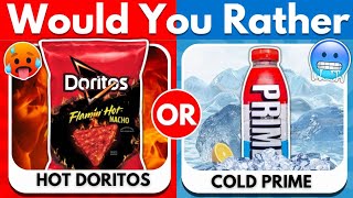 Would You Rather...? HOT or COLD Food Edition | Quiz ( Quiz Mania) screenshot 2