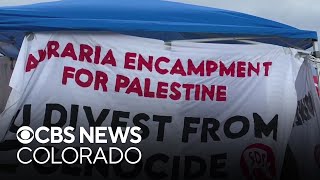 Protests underway in form of encampment on Auraria campus