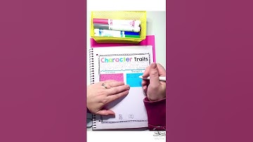 Character Traits Interactive Notebook Page Lesson Plans