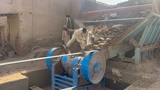 "Stone Masonry Crushing Working - Incredible Machine in Action!"#subscribe #shortvideo