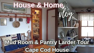 Tour a Pantry Larder and Mudroom in a Cape Cod House | Living in New England | an artist&#39;s life