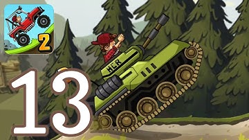 HILL CLIMB RACING 2 - Gameplay Walkthrough Part 13 - ADVENTURE: TANK (iOS, Android)