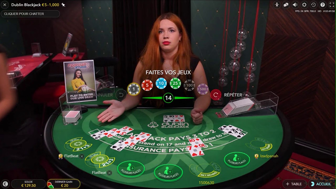 blackjack online ao vivo