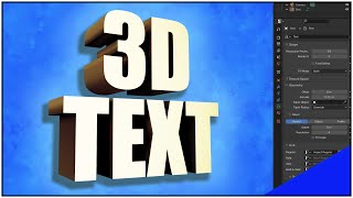3D Text in Blender: Everything You Need to Know!