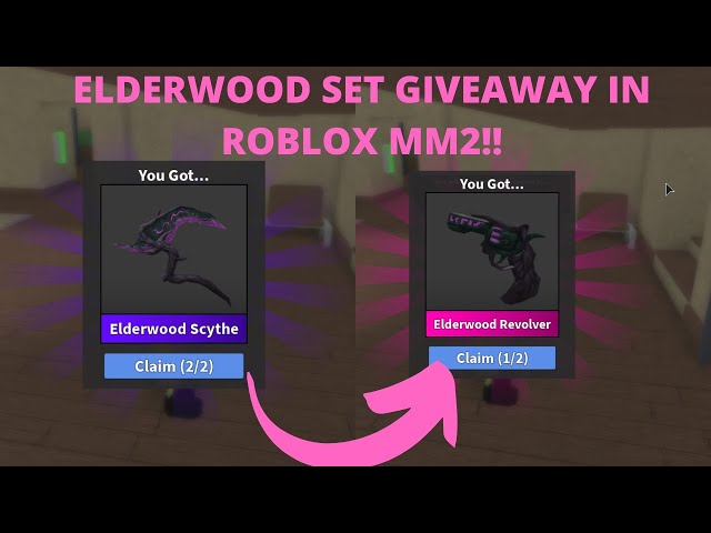 GIVING ELDERWOOD SCYTHE AND ELDERWOOD REVOLVER TO A FAN! HELP US HIT 4K FOR  MORE MM2 GIVEAWAYS! 