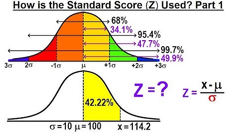 Statistics: Ch 6 The Normal Probability Distribution (13 of 28) How to use Standard Score (Z) Part 1