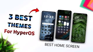 🤩 Top 3 *AMAZING* HyperOS themes | best redmi themes | Hyperos theme