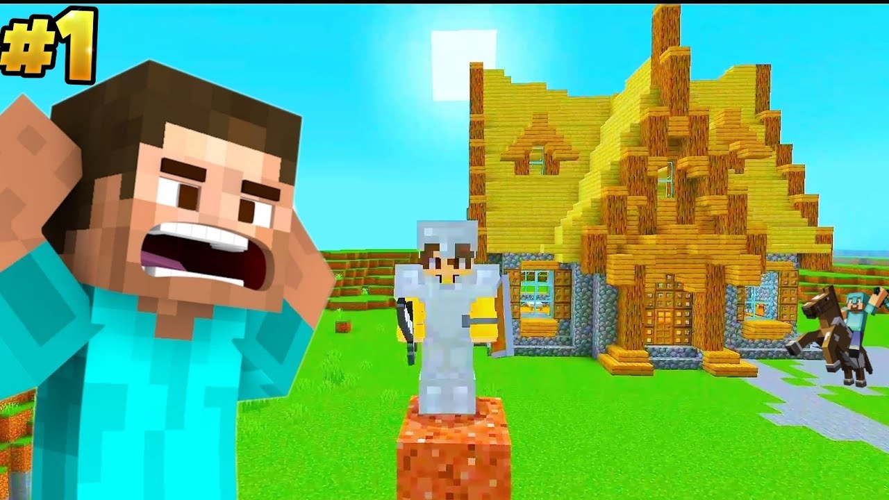 Minecraft PE New Survival Series Ep 1 | Minecraft 1.21 Survival ...