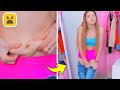 EASY CLOTHES HACKS FOR GIRLS! Girly Clothing Transformation Ideas by Mariana ZD