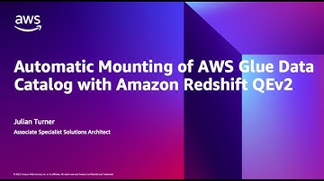 Automatic Mounting of the AWS Glue Data Catalog with Amazon Redshift Query Editor v2
