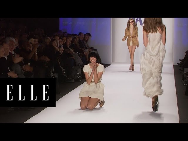 Watch How Gracefully These Models Fall | ELLE class=