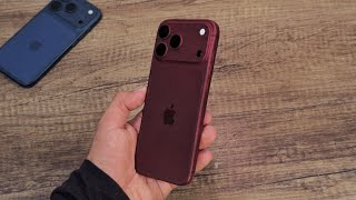 iPhone 18 Pro Max : How to make iPhone 18 Pro Max of cardboard - Burgundy