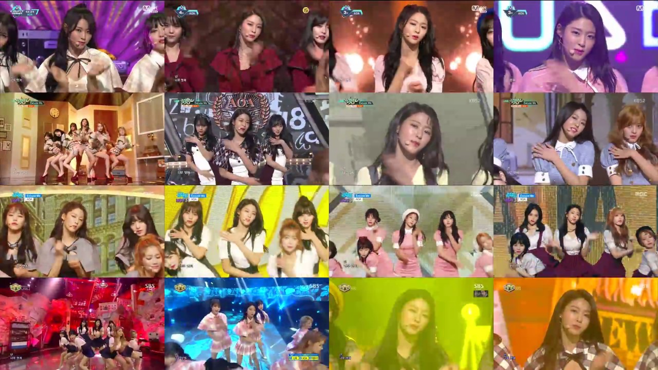 [4K][16in1] Excuse me 무대 - AOA