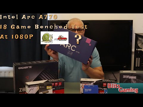 Intel Arc A770 Intel 12600K 18 Game Bench