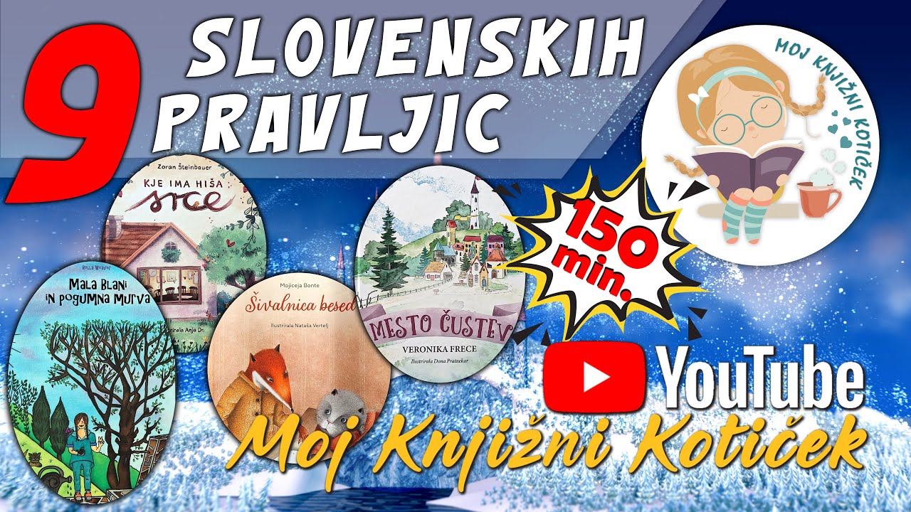 9 ČUDOVITIH SLOVENSKIH PRAVLJIC - skupek pravljic za lahko noč