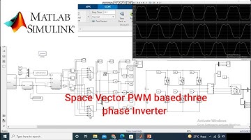Space Vector PWM based Three phase Inverter design | SVPWM (2-level) | MATLAB Simulation