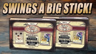 Download Lagu SWINGS A BIG STICK!! | 2025 Leaf Lumber Baseball 2 Box Review MP3