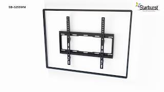 TV-DISPLAY FIXED WALL MOUNT - Model SB-3255WM - STARBURST TECHNOLOGIES TV-Display Mounts