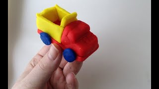 Oyun Hamurundan Kamyon Araba 2 - play doh truck 面团的形状