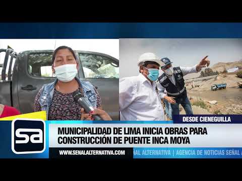 Lima: Alcalde metropolitano Jorge Muñoz dio inicio a obras del Puente Inca Moya en Cieneguilla