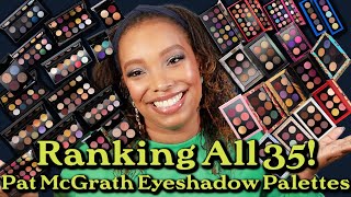 Ranking All 35 of my Pat McGrath Labs Eyeshadow Palettes! Vol. 3 #patmcgrathlabs