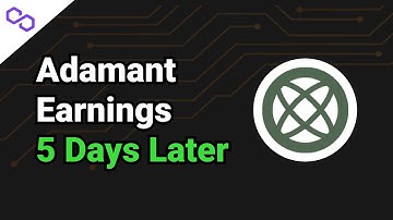 Adamant Finance 5 Days Later - Defi Yield Farming on the Polygon/Matic Blockchain