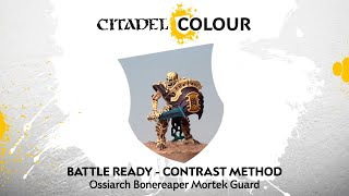 How to Paint: Ossiarch Bonereapers Mortek Guard – Contrast Method