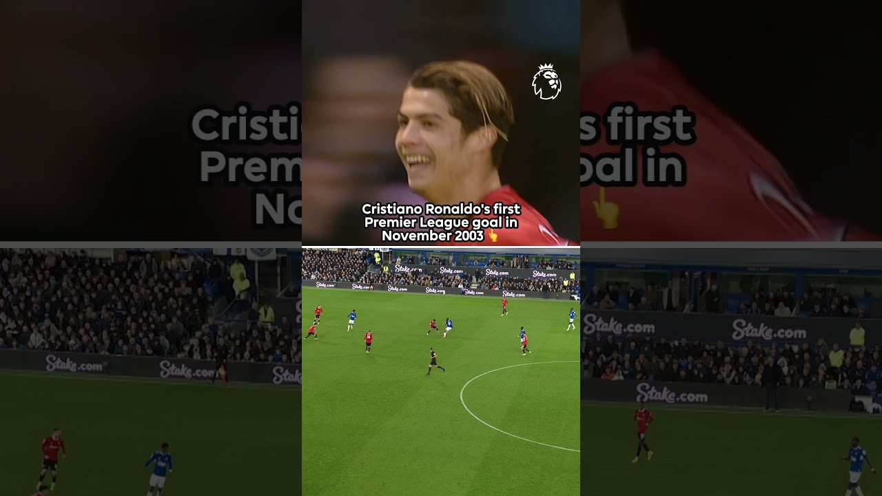 Ronaldo's First And Last Premier League Goals 🎯